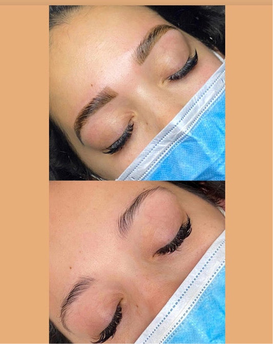 Brow Lamination + Wax + Hybrid Tint