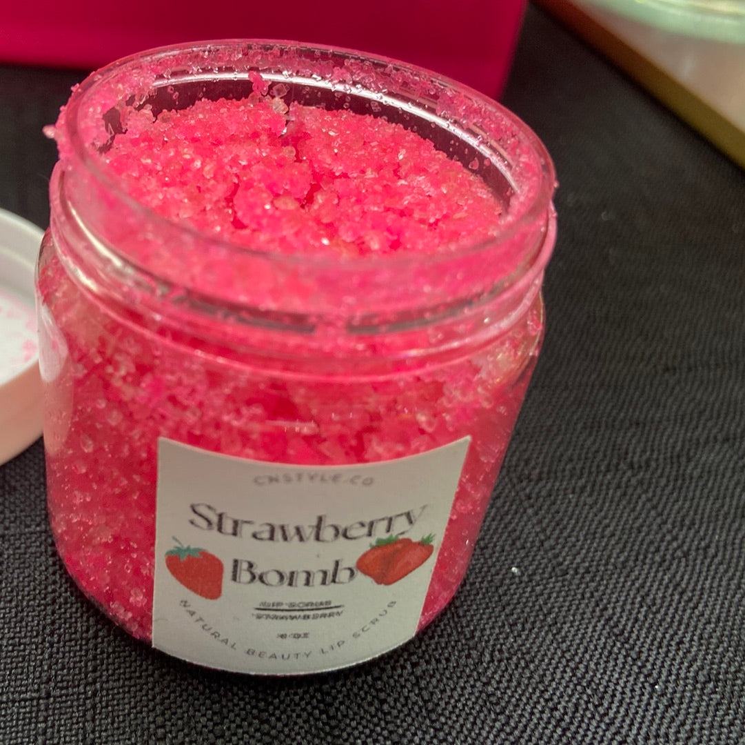 Strawberry Bomb Lip Scrub